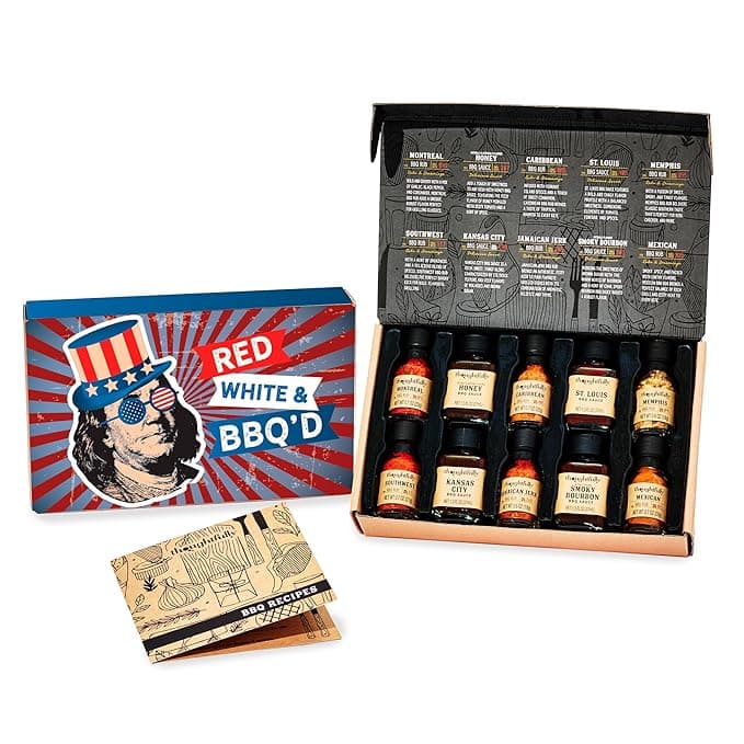Thoughtfully 4th of July BBQ Rubs and Sauce Gift Box